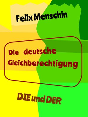 cover image of Die deutsche Gleichberechtigung